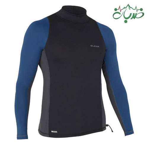 راشگارد آستین بلند مردانه جلو بسته ۱/۵ میل برند OLAIAN