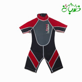 (وتسوت) لباس غواصی و ورزش های آبی۳ میل NLAU بچگانه نیم تنه قرمز