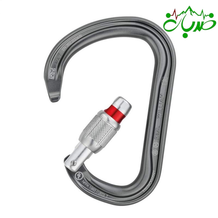 کارابین پیچ گلابی شکل ویلیام پتزل PETZL WILLIAM SL