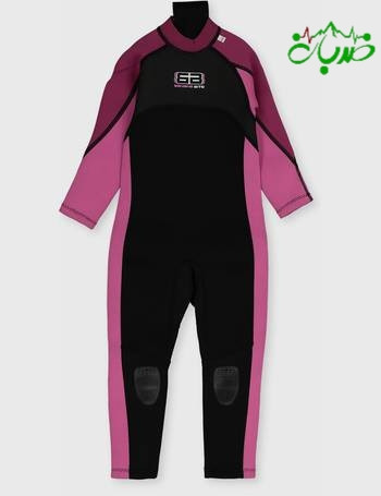 ( وتسوت ) لباس غواصی و ورزش های آبی۳ میل Banana Bite بچگانه تمام تنه صورتی